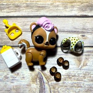 LOL Surprise PETS Grunge Skunk Girl Confetti Pop Doll Pet Authentic